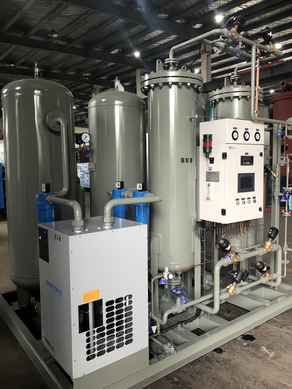 เครื่องกำเนิดไนโตรเจนอุตสาหกรรม PSA สำหรับการจัดเก็บถ่านหิน 95% -99.9995% ความบริสุทธิ์