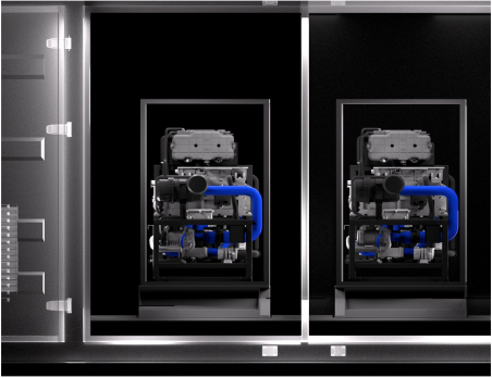 เครื่องผลิตไฮโดรเจนในถังขนาด 500m3/h 1MW เครื่องชําระน้ําสําหรับโรงไฟฟ้าไฟฟ้าน้ํามัน