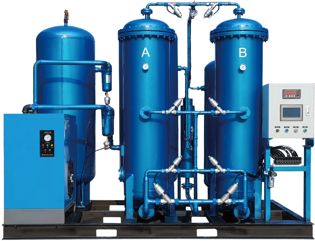 EPV-15MZ+ Plus Twin Tower PSA Nitrogen Generator with 99.999% Ultra High Purity and 15Nm3/h Flow Rate Featuring PLC Control